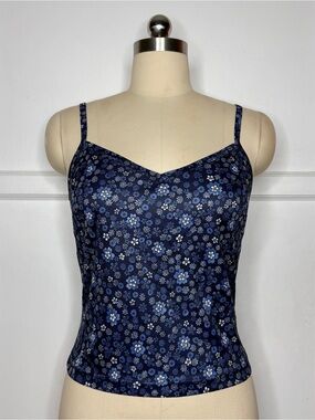 Aqua Blues floral cami